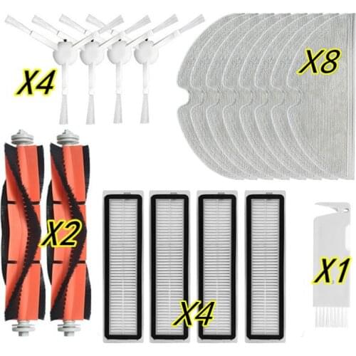 Vacuum Cleaner Parts for Dreame Bot L10 Pro Robot Accessories Kits Main Side Brush Hepa Filter Mop Rag Cloth