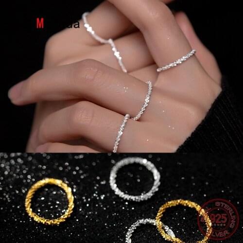 La Monada Beautiful Silver Ring Korean 925 Women Finger Rings For Women 925 Silver Jewelry Shine Bling 925 Silver Ring Female