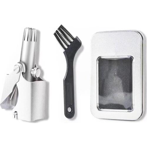 Nose Hair Clipper Stainless Steel Manual Nose Trimmer For Shaving Nose Ear Hair Trimmer Shaver Nose Care tool
