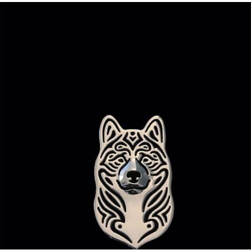 Women and Men Lapel Pin Akita (American) Brooch Trendy