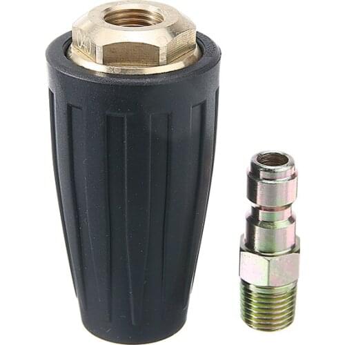 For Car Care Cleaning 1pc 1/4" 4.0 GPM 3000PSI Washer Nozzle Car Washer High Pressure Washer Rotating T-urbo Nozzle Spray Tip