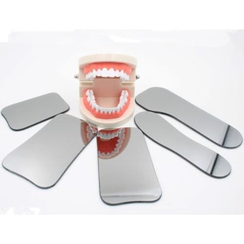 5 PCS/SET Dental Orthodontic Dental Photography Double-Sided Mirrors Dental Tools Glass Material Dentistry