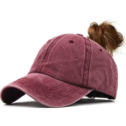 Summer Women Baseball Cap For Female Men Cotton Ponytail Caps Hat Sunproof Cotton Golf Fishing Sports Hat Dropshipping