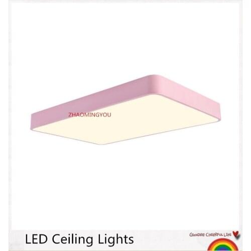 1PCS LED Ceiling Lights luminaria led teto Modern Colorful Ceiling lamp for living room kids room aisle Home Light Fixtures