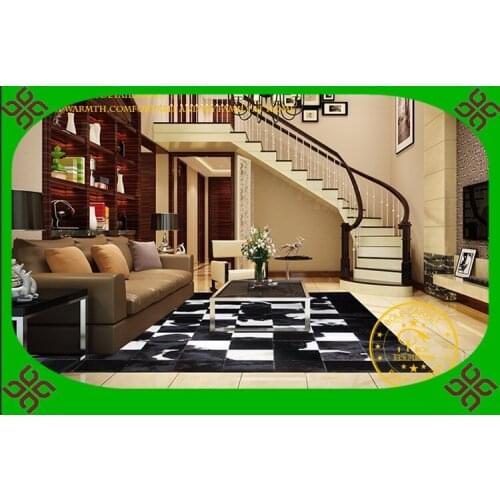 2018 free shipping 100% natural genuine cowhide car carpet