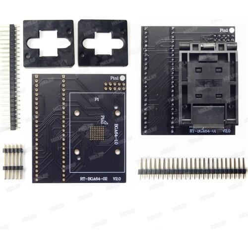 BGA64 Adapter With 3Pcs Limit Frame / BGA63 BGA48 Adapter Sockets for RT809H Universal Programmer