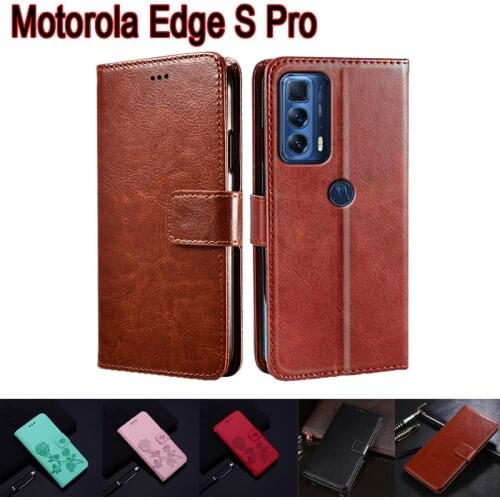 Flip Cover For Motorola Edge S Pro Case Phone Protective Shell Book On For Moto Motorola EdgeS Pro Wallet Leather Case Funda Bag