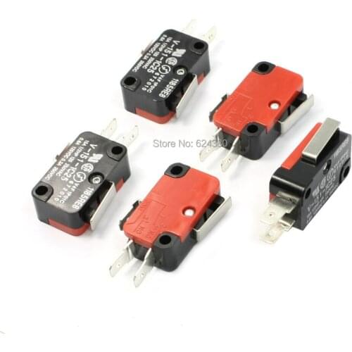 V-151-1C25 SPDT 1 NO 1 NC Short Straight Hinge Lever Arm Limit Micro Switch E-Switch