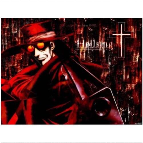 HELLSING Alucard Eyewear Cosplay Prop Orange Glasses Sunglasses