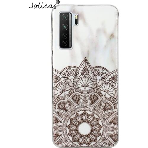 Lovely Soft Silicone Cases For hoesje Huawei P40 Lite 5G Coque Silicone Cases Covers sFor Huawei estojo Nova 6 SE Csse Carcaso