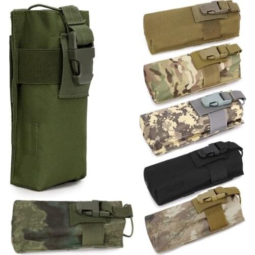 Newest Tactical Military Molle Radio Walkie Talkie Belt Pouch Bag Water Bottle High Quality