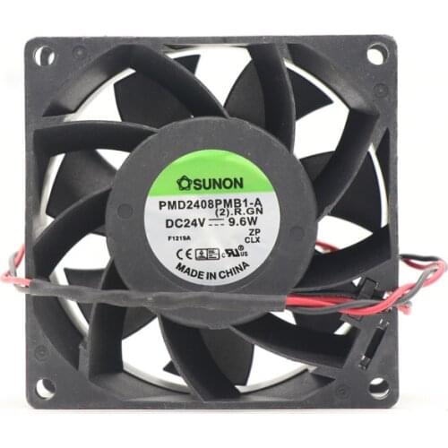 Brand new original SUNON standard PMD2408PMB1-A 8038 24V 9.6W 8CM inverter fan