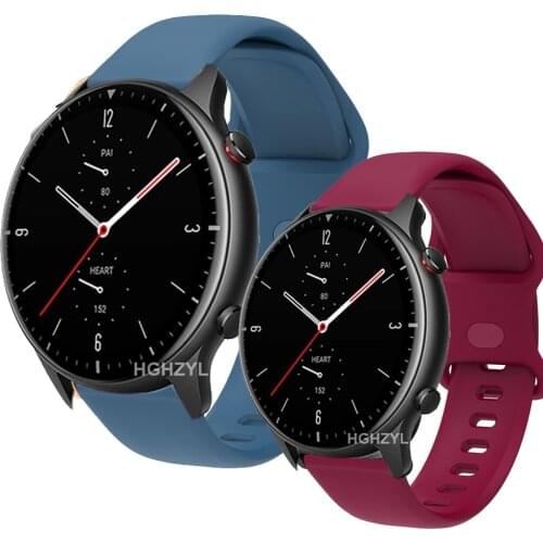 Smart Watch Band For Amazfit GTR 2 Silicone Wrist Strap For Xiaomi Huami Amazfit GTR 42 47mm GTR2 GTS2 Mini Bip U/S Bracelet