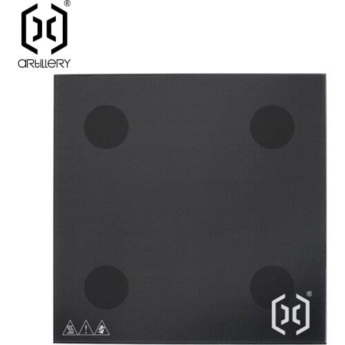 Artillery 3D Printer Glass Bed Platform Carbon Silicon Crystal Glass Print Bed Build Surface for Sidewinder X1/Genius 3D Printer