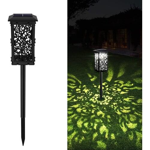 Solar Lights Outdoor, Aizhiweng Newest 20 Lumens Super Bright Solar Pathway Garden Lights Waterproof Landscape Lighting 1Pack