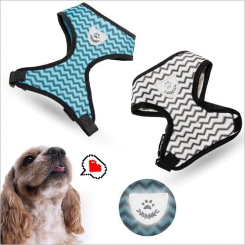 Breathable Cat Harness And Walking Lead Leash Pet Clothes Kitten Puppy Dogs Vest Adjustable Easy Control Reflective Cat Harness