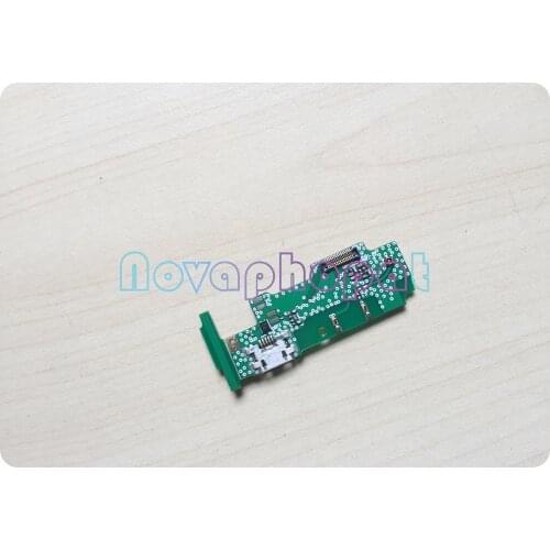 Novaphopat Charger Port For Homtom HT10 USB Dock Charging Port Data Transfer Connect Connector with Microphone Flex Cable