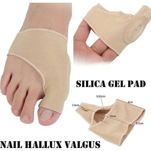 2Pcs=1Pair Toe Separator Hallux Valgus Bunion Corrector Orthotics Feet Thumb Adjuster Correction Pedicure Sock Straightener 1231