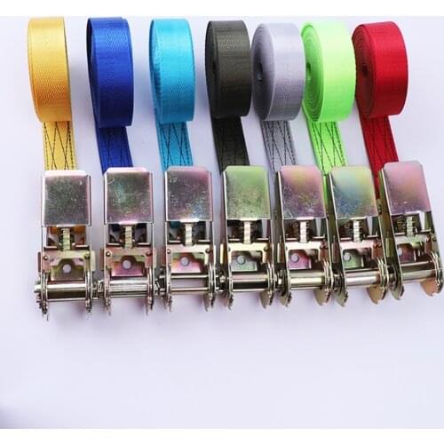 3 Meter Buckle Tie-Down Belt cargo straps for Car motorcycle bike With Metal Buckle Tow Rope Strong Ratchet Belt for Luggage Bag