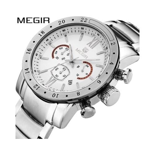 BOSALLY Mens Silver Watch
