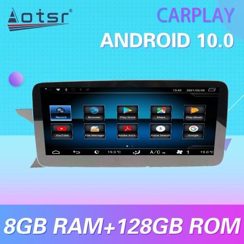 For MERCEDES- Benz C W204 2011 - 2014 10.25 Inch Android 10 Carplay Car Multimedia Radio Player GPS Navigation Stereo