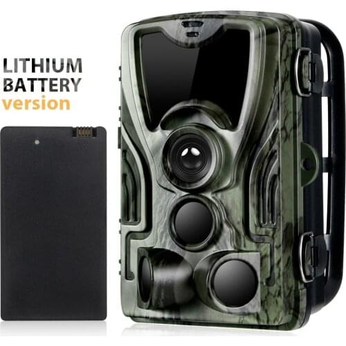 Trail Hunting Camera With 5000Mah Lithium Battery 16MP HC801ALI 1080P Night Version Photo Traps Wild Surveillance