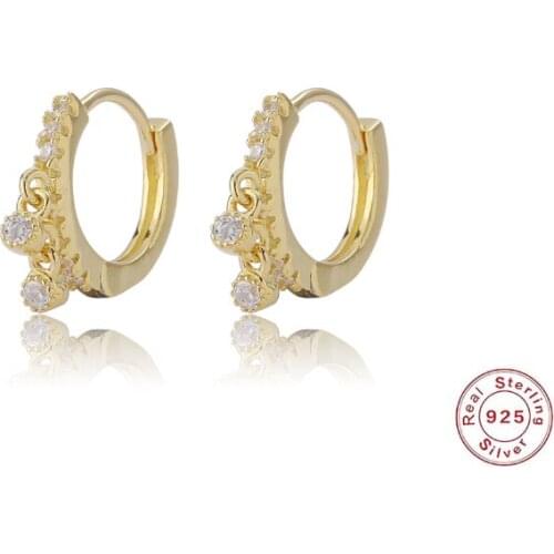 Dorin 2020 Europe good sale 925 Sterling Silver stamped dangling earring for women