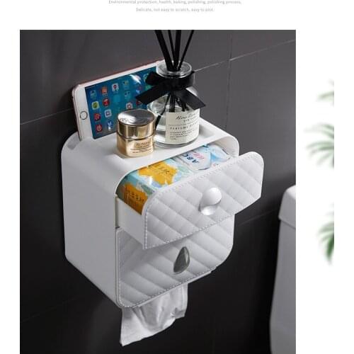 Creative Waterproof Toilet paper box Tissue Box Household Tissue Shelf