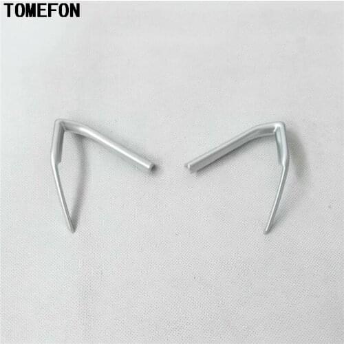 For Mazda 3 M3 Axela 2017 2018 ABS Matte Interior Steering Wheel Panel Cover Trim Garnish Molding 2pcs