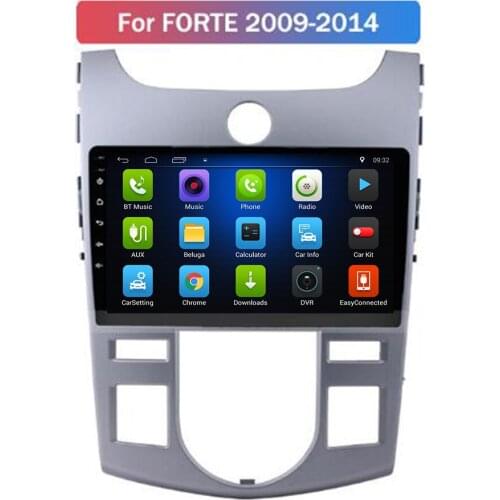 4G LTE Android 10 2+32G For KIA Forte Cerato 20082009 2010 20112012-2014 Multimedia Stereo Car DVD Player Navigation GPS Radio