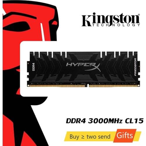 Kingston HyperX Predator DDR4 3000MHz 8GB 16GB CL15 DIMM XMP HX430C15PB3/16 Black Memoria Ram ddr4 for Desktop Memory Rams