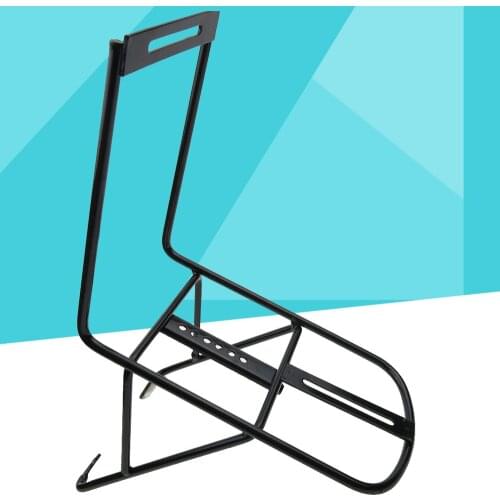 Bike Front Luggage Rack Front Rack Carrier Panniers Shelf Cycling Bike Stand Accessories(Black)