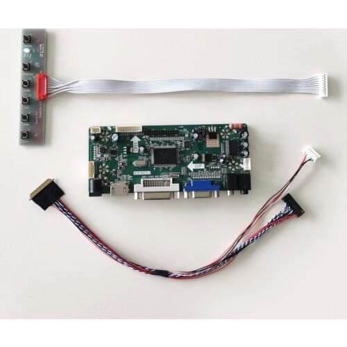 Fit B156HTN01 B156HTN02 B156HTN03 1920*1080 LVDS 40Pins LCD panel 15.6" VGA DVI WLED M.NT68676 screen controller board kit