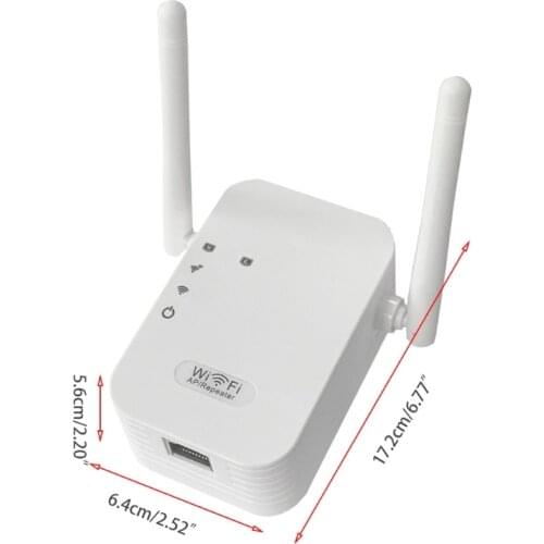 WiFi Range Extender White/Black Wifi Signal Amplifier Wireless Internet Amplifier PB+ABS Wifi Signal Amplifier