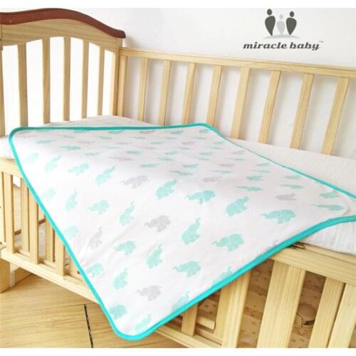 Miracle Baby Waterproof Reusable Crawling Mattress Mat Diapers Durable Nappy Change Washable Changing Pad for Newborns