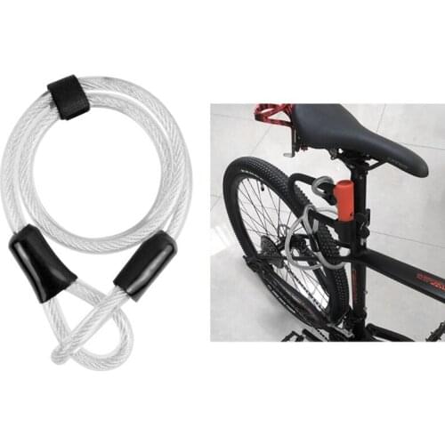 1PC Bicycle Lock Anti Thefts Wire Rope Door Cabinet Stainless Steel Chain Security Lock Outdoor Scooter Cycling Bike Accessories