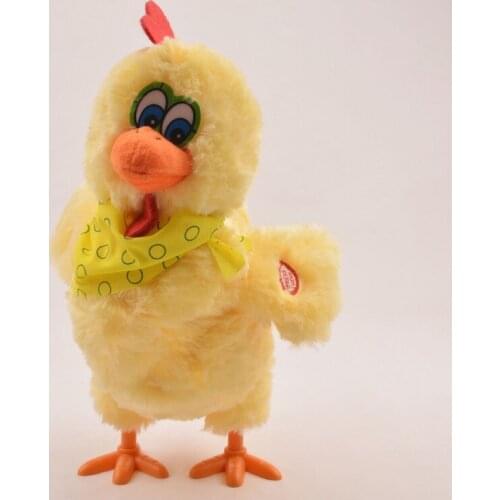 1PC a Hen Funny Chicken Toy Hen Laying Egg Chook Laying Egg Sing And Walk Hen Toy for Children as Birthday Gift