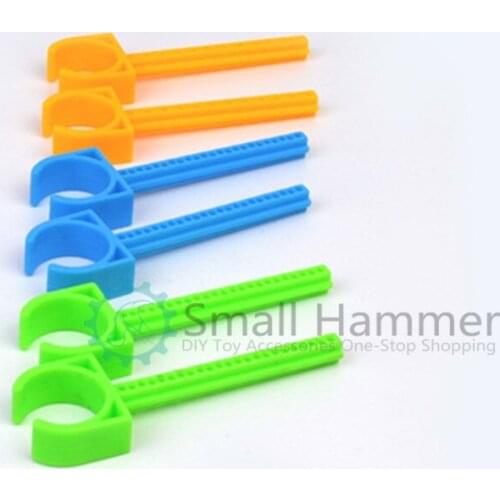 10PCS Multi-color button rod motor seat fixed rod 10-way rod science and technology building block yellow blue gre