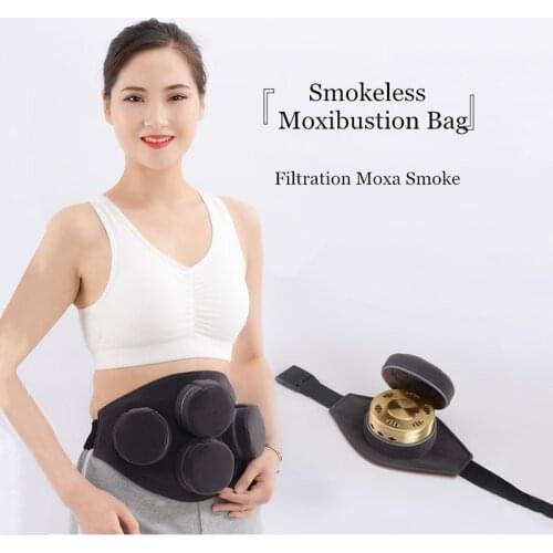 10 Types Smokeless Moxibustion Zipper Bag for Neck Shoulder Waist Knee Abdomen Moxa Stick Burner Acupuncture Meridian Massage