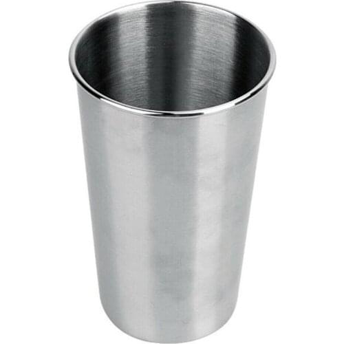 100pcs High Quality 500ML 304 Stainless Steel Beer Mug Cup Drink Cups Milk JuiceCoffee Tea Beer Anti-shock Mixed Colors