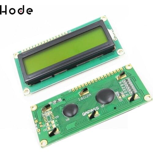 1602 16x2 HD44780 Character LCD Display Module Yellow backlight GOOD QUALITY