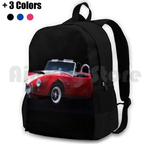 1966 Shelby 'Little Red' Roadster Outdoor Hiking Backpack Riding Climbing Sports Bag Auto Automobile Automotive Car