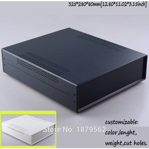 [2 colors] 325*280*80mm junction box iron project box for electrical housing diy metal instrument control box 40009(W325)