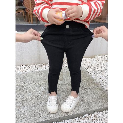 2020 Girl Fashion Pencil Pant Kids Children Casual Trousers