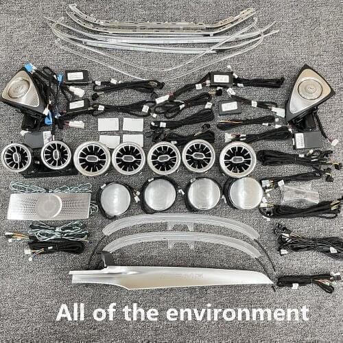 64-Color LED full-car environmental lighting ForMercedes-Benz C-Class GLC W205 X253 C200 W177 A-Class CLAW117