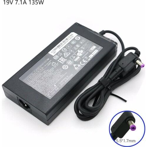 19V 7.1A 135W Laptop Adapter for Acer Aspire V17 Nitro VN7-792G-59CL PA-1131-16 ADP-135KB T PA-1131-05 5.5*1.7mm Power Supply