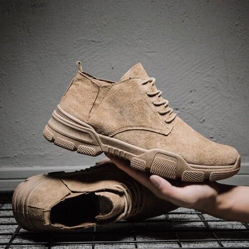 Martin boots mens shoes cotton breathable tooling shoes cotton boots plus velvet warm mens cotton shoes spring and autumn