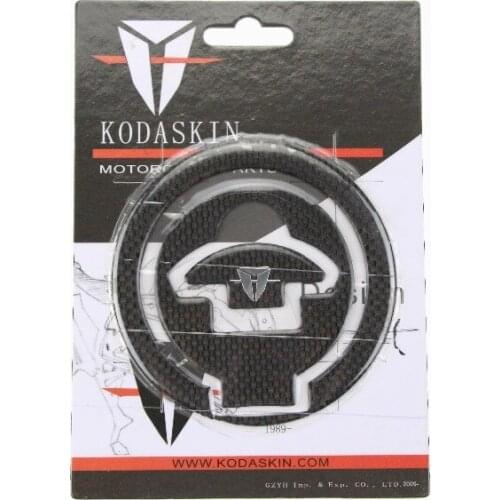 KODASKIN Motorcycle Real Carbon Fiber Tank Gas Cap Pad Filler Cover Sticker Decals Fit for YAMAHA YZF R3 R25