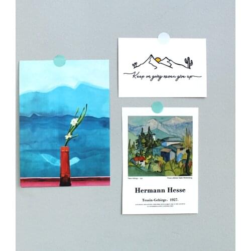 Decorative Card Dormitory Wall Card Photo Frame Painting Hand Account Stickers Furnishings Postcards Living Room Wall Stickers