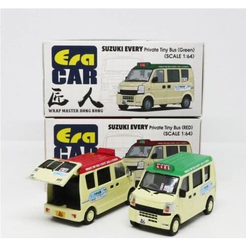 Era Car 1:64 SUZUKI EVERY Private Tiny Bus Wrap Master Hong Kong Diecast Model Car